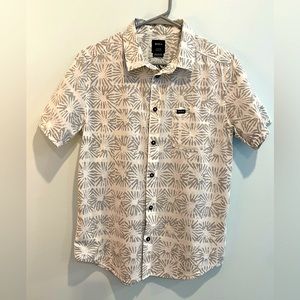RVCA Men’s Short-sleeve Buttondown, Small